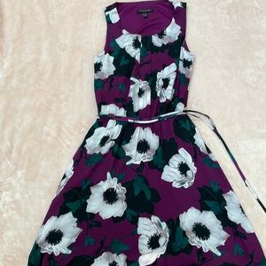 Purple floral dress size xxs